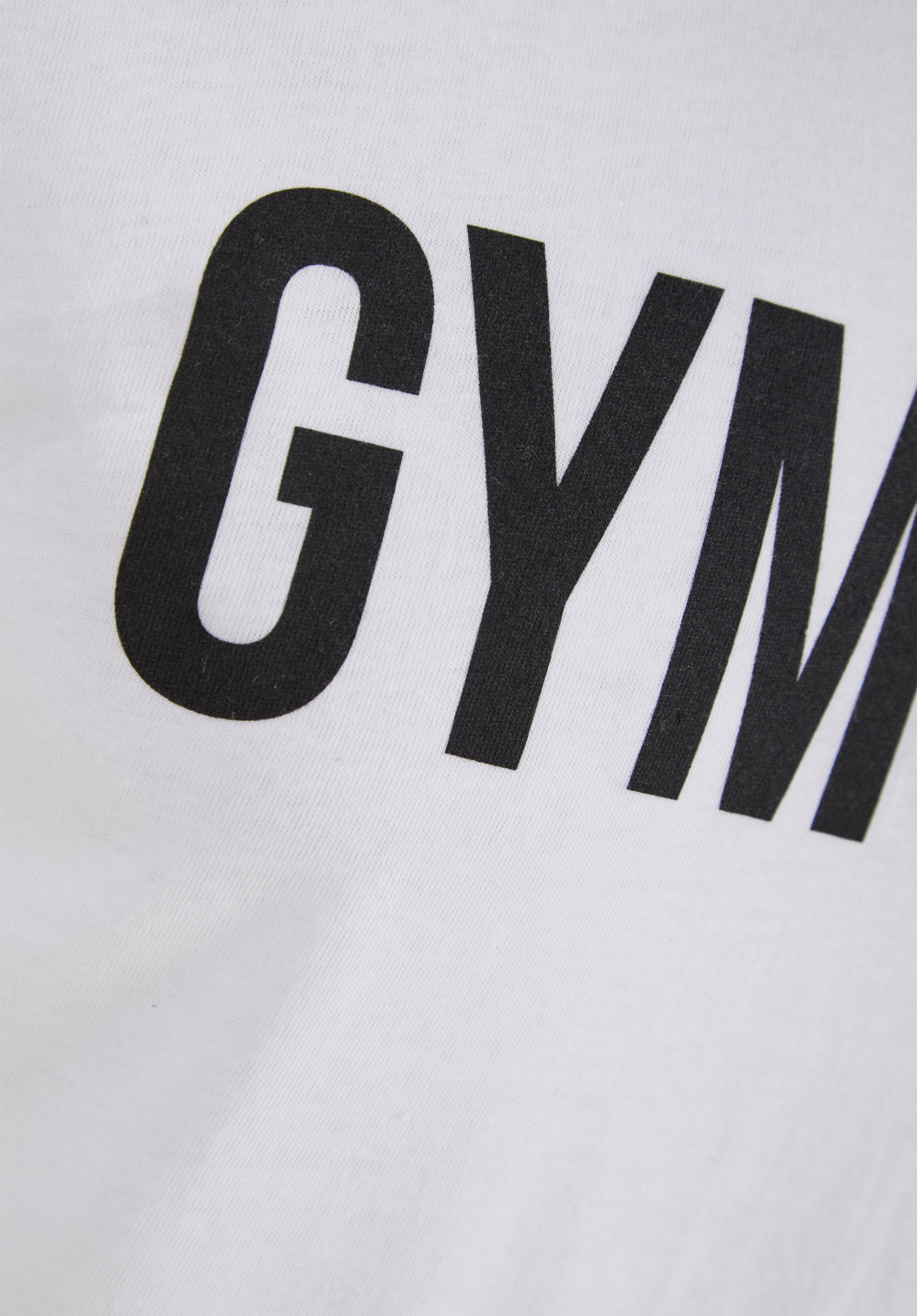 Gymstop Black on White T-Shirt